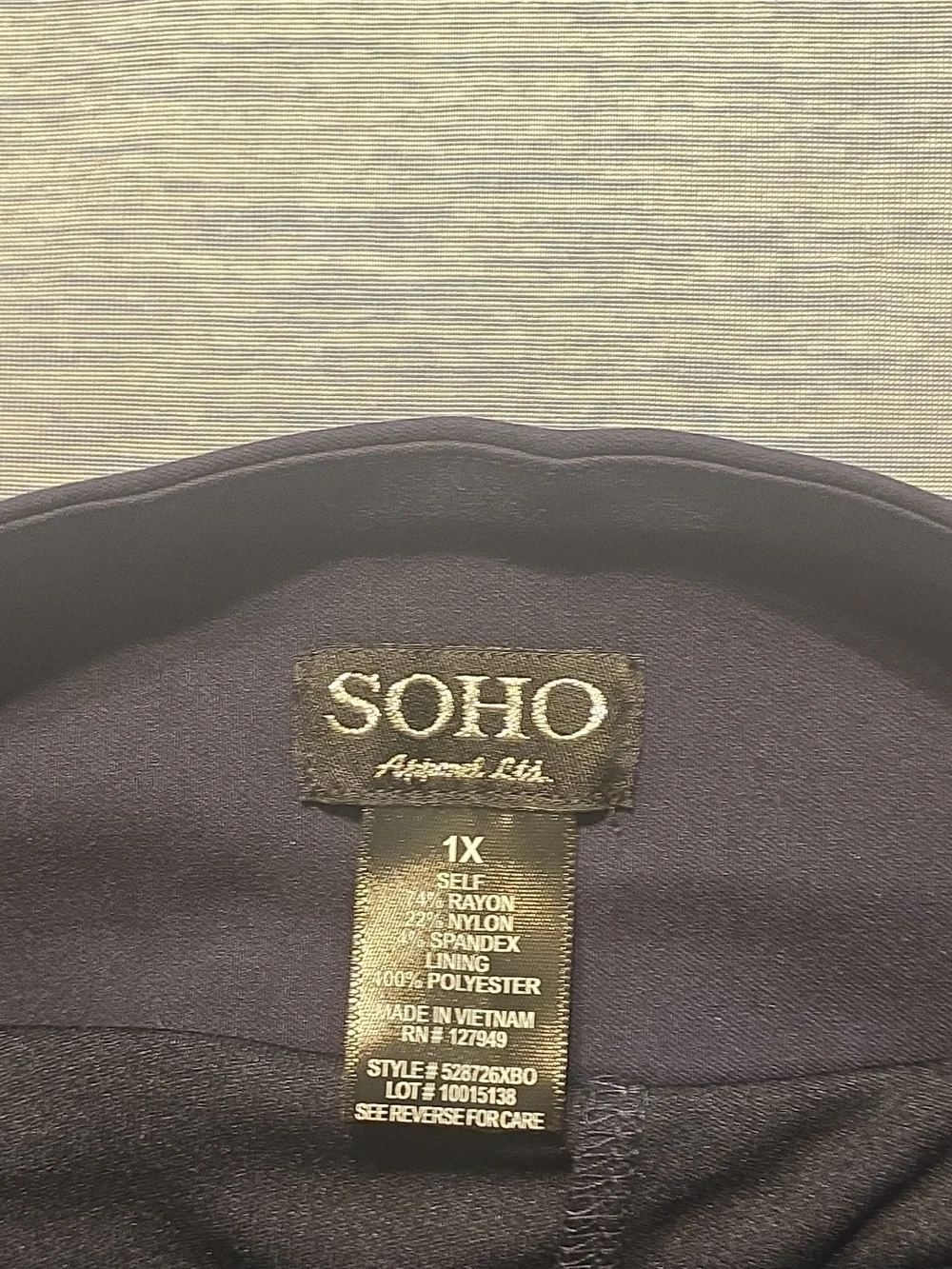Soho Black Women's Skort with Metal Button Accents